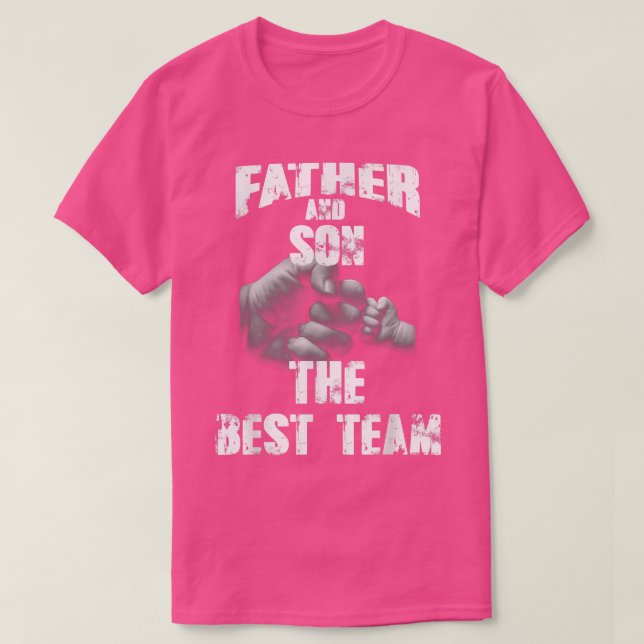 Far och son är det bästa laget t shirt (Design framsida)