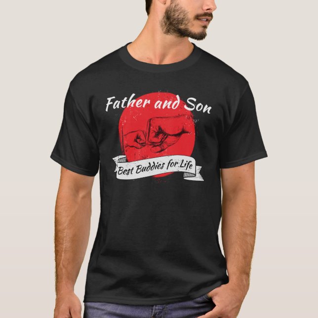 Far och Son - Bästa budskapet för Life Gift Shirt T (Framsida)