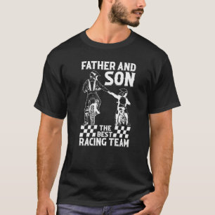 Far och son, bästa Tävla-teamet Dirtcycle Moto T Shirt