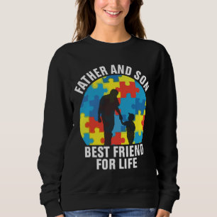 Far och son, bästa vän för livet Autistic Grand T Shirt