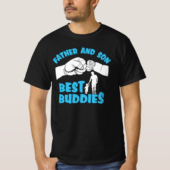 Far och Son Best Buddies T Shirt (Framsida)
