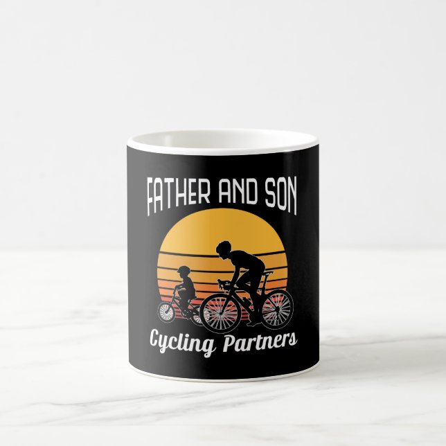 Far och Son Cycling Partners Far Dag 2022 Kaffemugg (Center)
