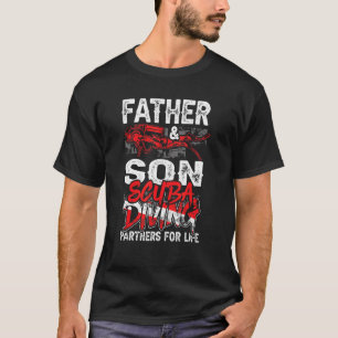Far och Son Dyka Partners för livstid Vint T Shirt