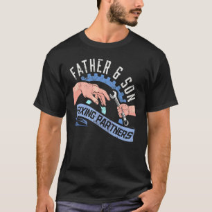 Far och Son Fars dag Diesel Mechanic Pappa La T Shirt