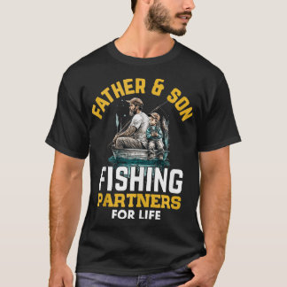 Far och Son Fishing Partners for Life Fishing F T Shirt