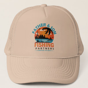 Far och Son Fishingspartners för livet Keps