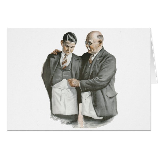 Far och Son Hälsningskort (Framsidan Horizontal)