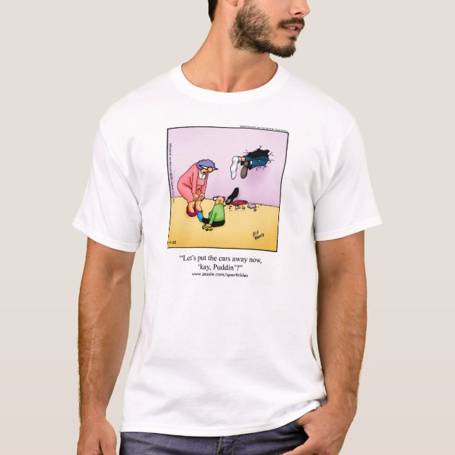 Far och Son Humor Tee-Shirt "Spectickles" T-shirt (Framsida)