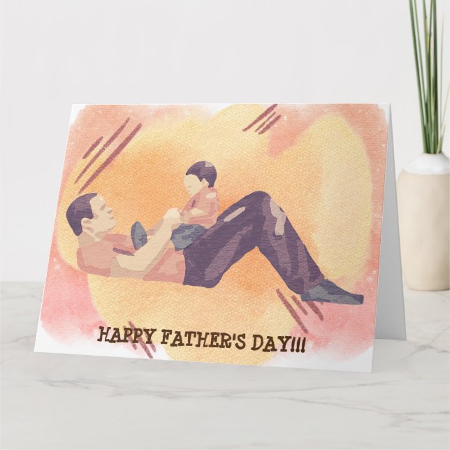 FAR OCH SON KÄR MOMENT KORT (Framsida)