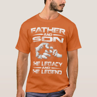 Far och son-legenden och det gamla arvet vintage t shirt