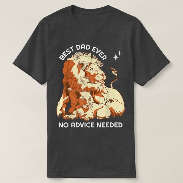 Far och son Lejon T Shirt (Design framsida)