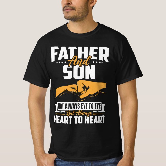 Far och son - odelbar obligation t shirt (Framsida)