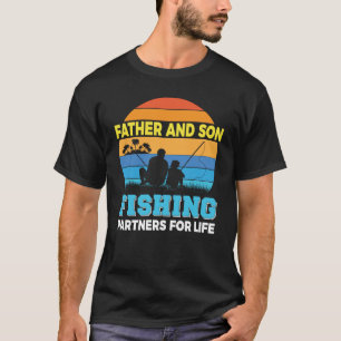 Far och Son Pappa och Me Fishing För manar Gift T Shirt