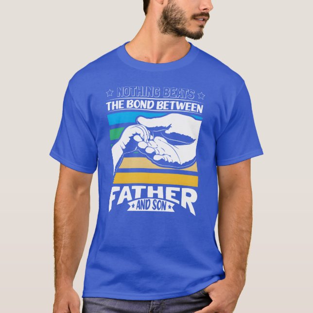 Far och Son Parents Pappa Gift Idea-flicka T Shirt (Framsida)