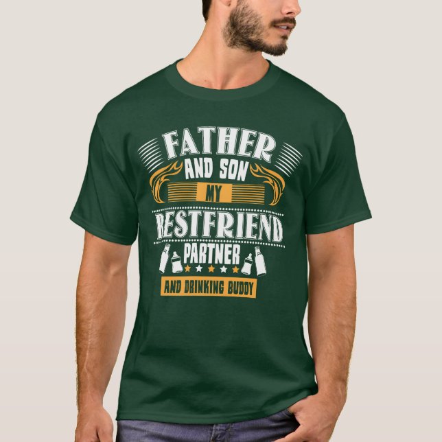Far och Son Pojke T Shirt (Framsida)
