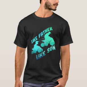 Far och Son Riding Partners för Life Dirt Bike T Shirt
