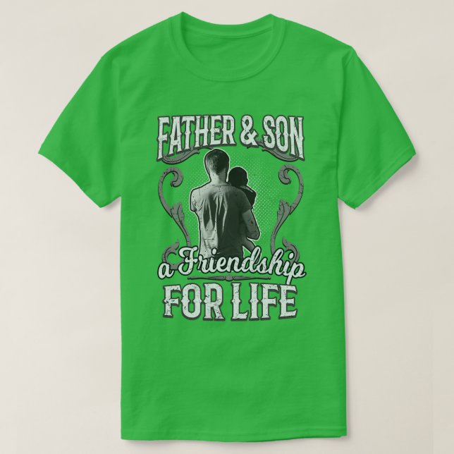 Far och Son Vänskap för livet T Shirt (Design framsida)