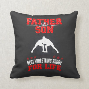 Far och son Wrestling kompis Kudde