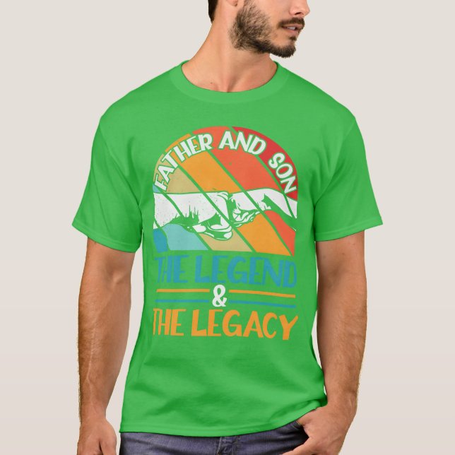 Far och Sonhem Legend och Legacy Gift retro T Shirt (Framsida)