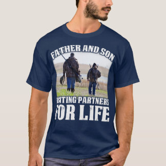Far och sonjägare för livet t shirt