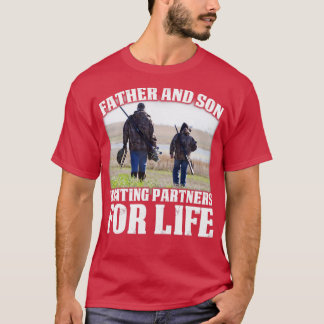 Far och sonjägare för livet t shirt