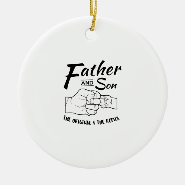 Far- och Sonnävebula Julgransprydnad Keramik (Framsidan)