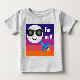 Far Out Design - Baby Fine Jersey T-shirt