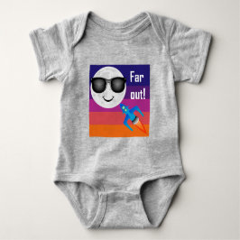 Far Out Design - Baby Jersey Kroppsströja T Shirt