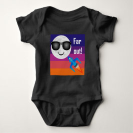 Far Out Design - Baby Jersey Kroppsströja T Shirt