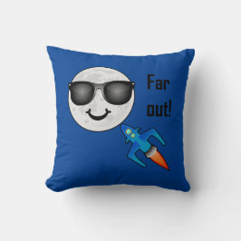 Far Out Design - Kuddcover 40 cm x 40 cm Kudde