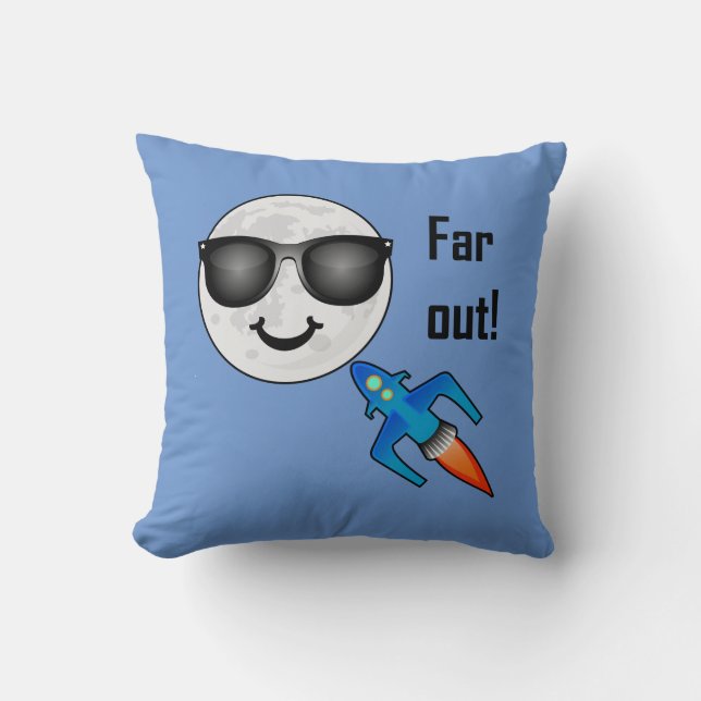 Far Out Design - Kuddcover 40 cm x 40 cm Kudde (Framsida)
