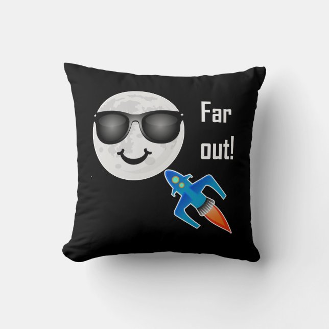 Far Out Design - Kuddcover 40 cm x 40 cm Kudde (Framsida)