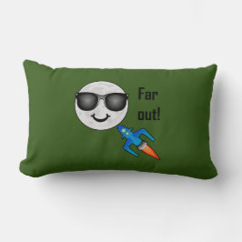 Far Out Design - Ländryggskudde 33 cm x 53 cm Lumbarkudde