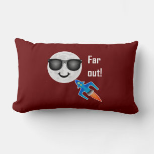 Far Out Design - Ländryggskudde 33 cm x 53 cm Lumbarkudde