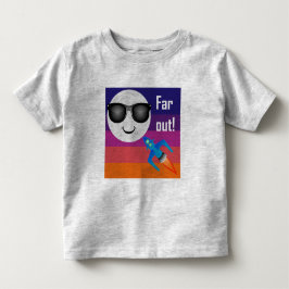 Far Out Design - Småbarns finstickad t-shirt