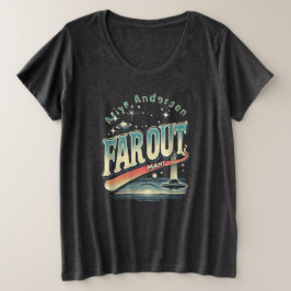 Far Out Man Retro 60's Slogan Personlig T Shirt