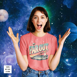 Far Out Man Retro 60's Slogan Personlig T Shirt