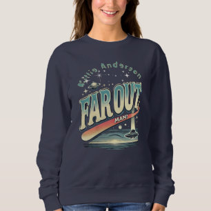 Far Out Man Retro 60's Slogan Personlig T Shirt