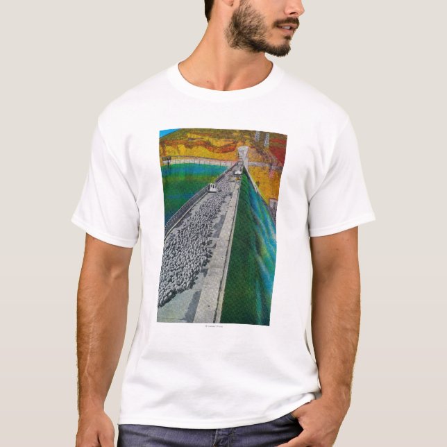 Får över den storslagna Coulee fördämningen Tee Shirt (Framsida)