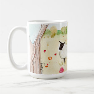 Får på ängen kaffemugg