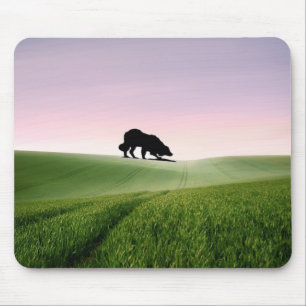 Får på den horisont… gränscollien Mousepad Musmatta