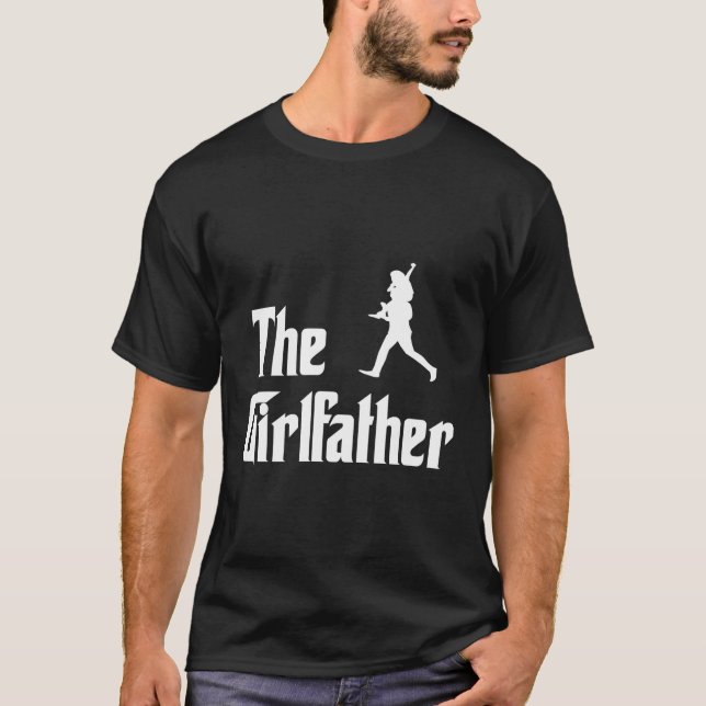 Far Pappa vid Far och dotter T Shirt (Framsida)