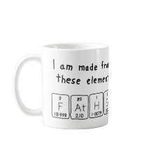 Far periodisk bord namn mugg