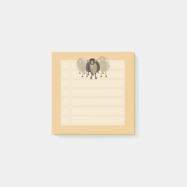 Får Post-it Block (Framsida)