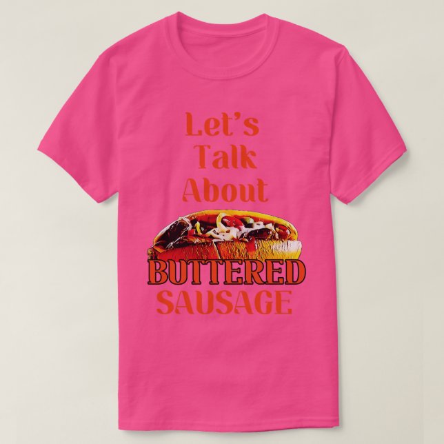 Får prata om nedsänkt korv 4 t shirt (Design framsida)