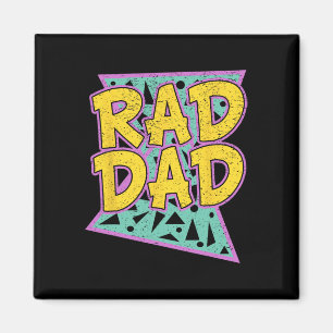Far&#; s Day Gift for pappa Rad Pappa Shirt Magnet