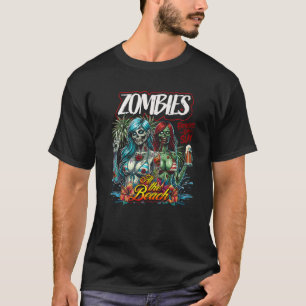 Far s Day Slay Zombie Beach 2 Girls Horror Pappa T Shirt
