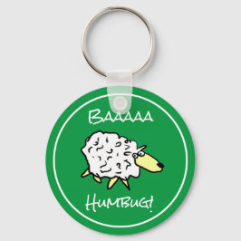 Får säger Baaaa Humbug - Jul Nyckelring