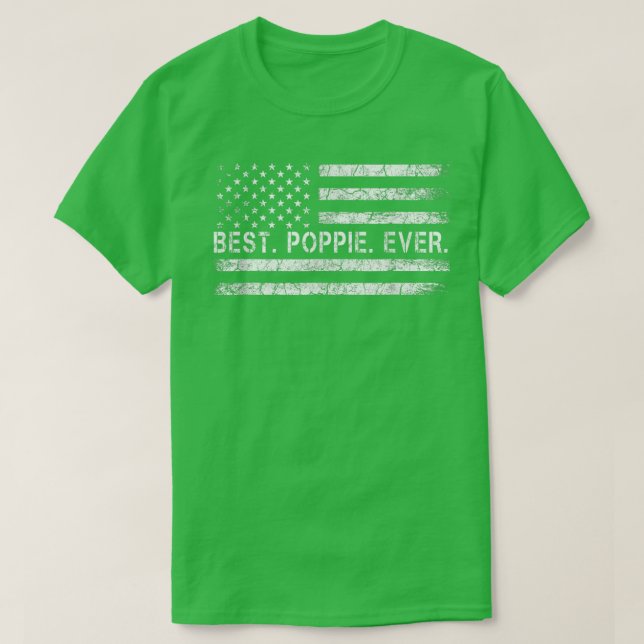 Far säger best poppie någonsin med USA:s amerikans T Shirt (Design framsida)