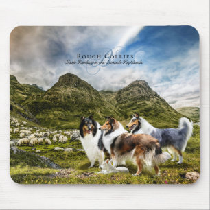 Får Samlare Rough Collies - Personlig Musmatta